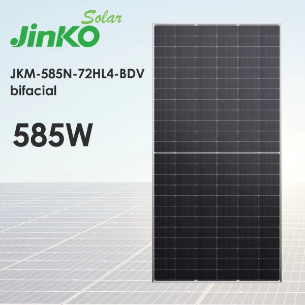 Сонячна панель Jinko JKM-585N-72HL4-BDV bifacial
